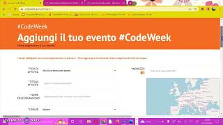 Registrazione Attività Code Week