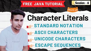 Java Literals Explained in Telugu | Character & Boolean Literals | S6 | Yogisiddeswara