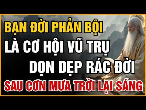 NGƯỜI BẠN ĐỜI PHẢN BỘI LÀ LÚC HỌ MANG ĐI HẾT TAI ƯƠNG CỦA BẠN: HÃY BÌNH THẢN ĐỂ HỌ RỜI ĐI