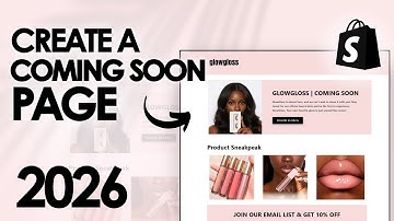 How To Add A Coming Soon Page To Shopify (For Your Whole Store & Product Page)