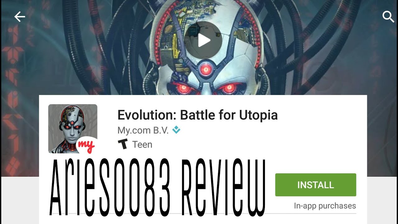 Evolution:  Battle For Utopia Android Game Review