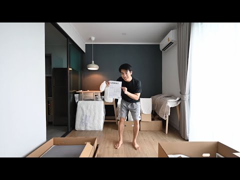 LIDHULT IKEA Sofa Assembly Timelapse One Man Show ประกอบโซฟาอิเกียคนเดียวแบบไฟแลบ