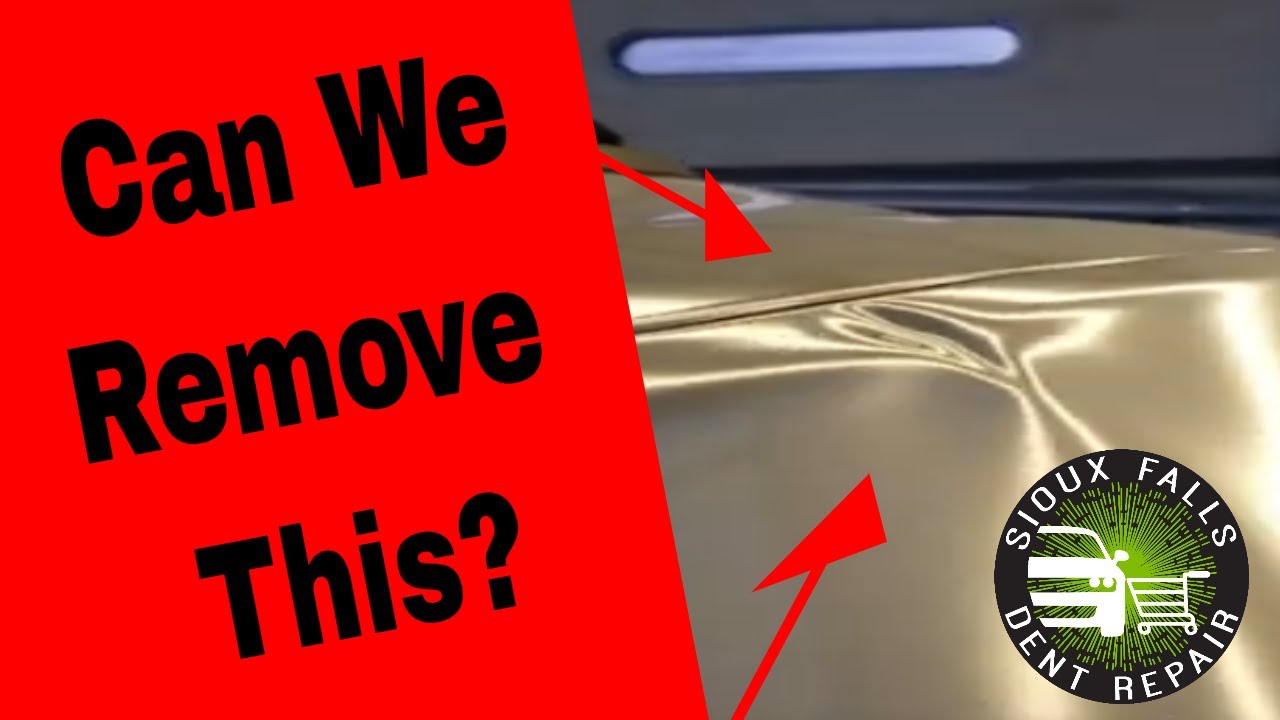 Deep Dent Removal Sioux Falls Dent Repair Chevy Camaro Repaired