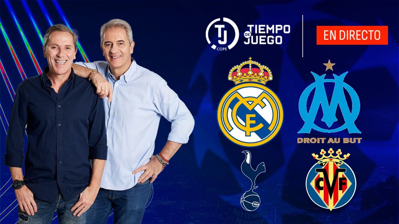 REAL MADRID 2-1 MARSELLA | UEFA CHAMPIONS LEAGUE | EN DIRECTO | Tiempo ...
