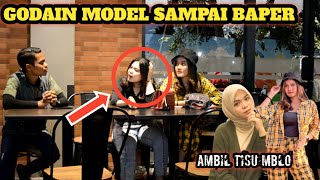 PRANK MODEL CANTIK SURABAYA || GODAIN SAMPEK MELTING