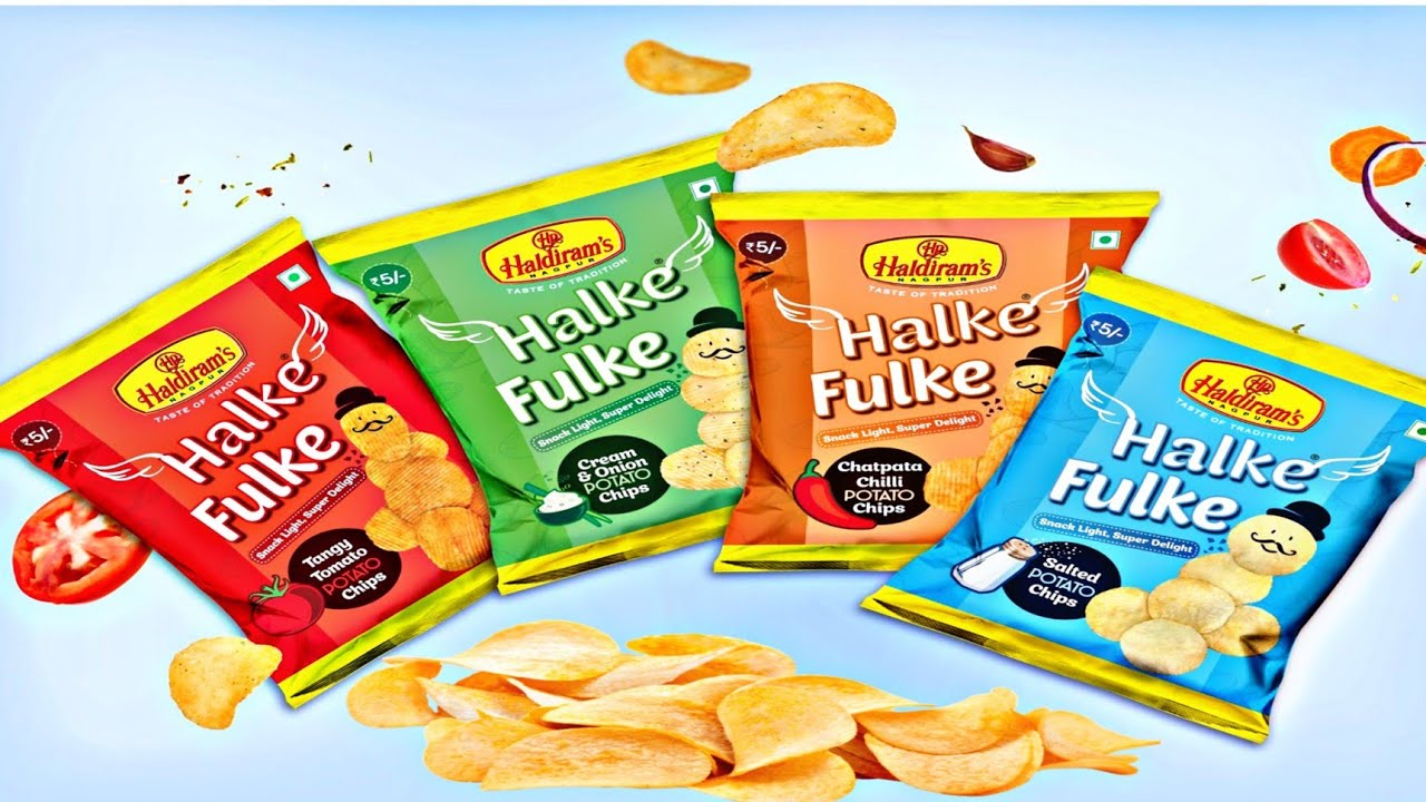 Haldiram chips tomato flavour and chips salted flavour unboxing Dono