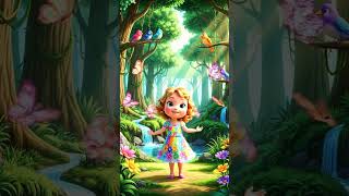 Baby children... Mira sings in the forest #new #ootd #youtube