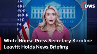 Leavitt Highlights Historic Murder Rate Drop Fbi Arrests Surge Briefing Dws News Ac1F