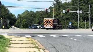 PGFD ambulance 826 responding