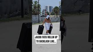 Jacob Fatu pulls up for Backlash #wwe #jacobfatu #wwebacklash #wweraw #romanreigns #thebloodline