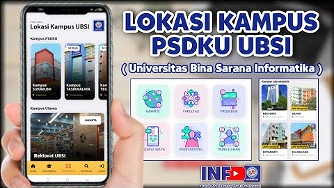 Lokasi Cabang-cabang UBSI || Universitas Bina Sarana Informatika