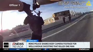 Reno Police shares body camera footage of what led to deadly shooting on Wells Avenue Bridge