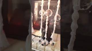 Macrame Suncatcher. window decor, crystals. bohodecor🧚‍♀️ Net Worth