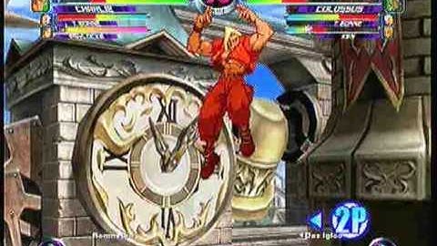 MvC2 Online (360): Brett (Psy/Cha/Tron) vs Das igloo (Ken/Col/Tron) 24 .:11.18.09:.