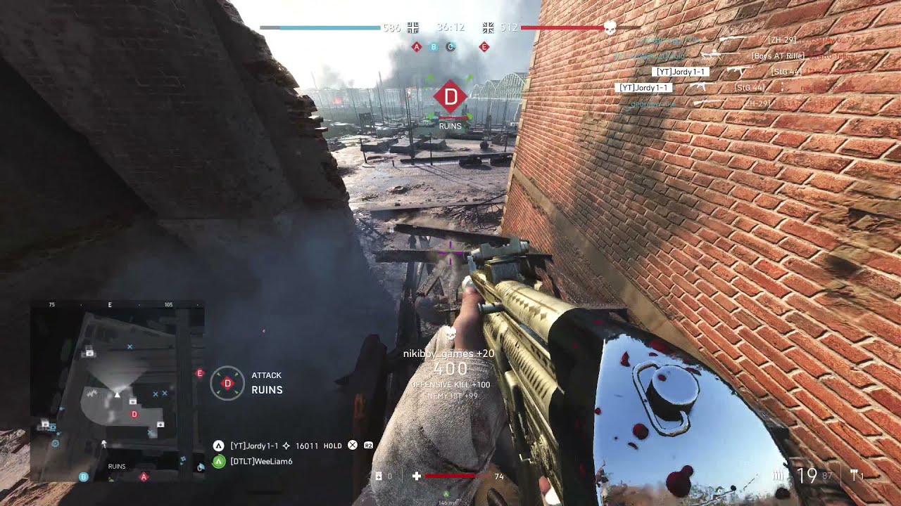 Battlefield 5: Sweaty Player Actually Plays The Objective