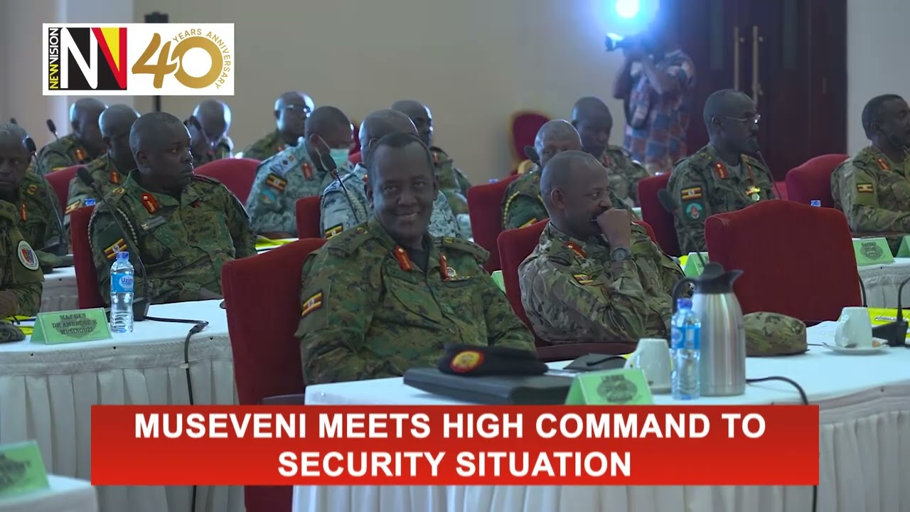 Museveni meets high command to securty situation