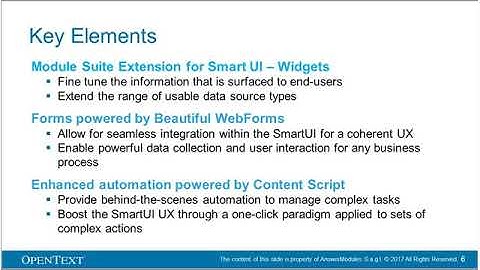 OpenText Live - Tailored SmartUI user experience for improved productivity