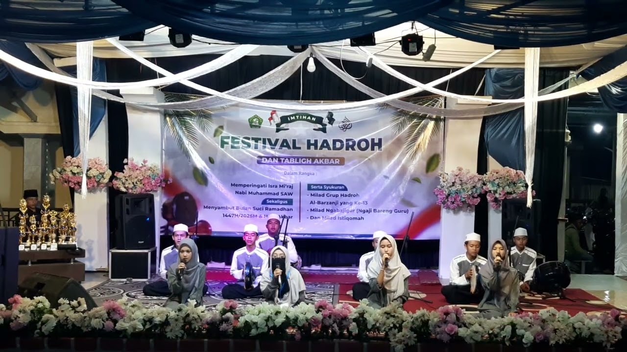 FESTIVAL HADROH NO URUT 20 GRUP HADROH AD DIBA'I