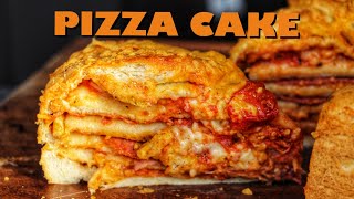 Grilled Pizza Cake - Quick & Easy Party Recipe - 0815Bbq - International