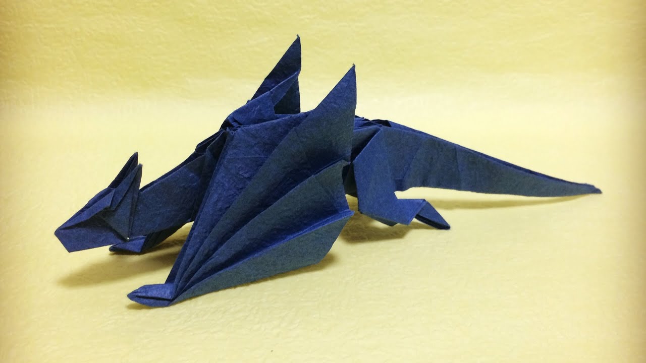 折り紙 ナルガクルガ 折り方 Origami Animals Origami Dragon Origami Tutorial