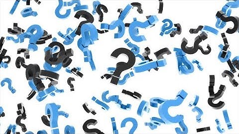 Black and Blue Question Marks | Motion Graphics - Videohive template