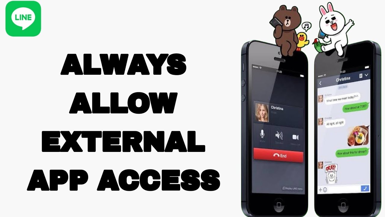 How To Always Allow External App Access On Line App | Step By Step ...