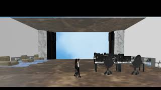 my first JavaScript keyboard control video scene