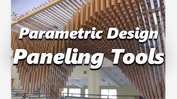 RHINO 8 - PARAMETRIC MODELING | Surface from 2,3 or 4 Curves + Paneling Tools