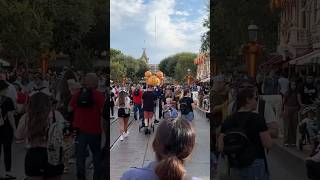Disneyland 2025 Halloween Time Walking Main Street USA Omnibus People Watching Walt Disney Fun