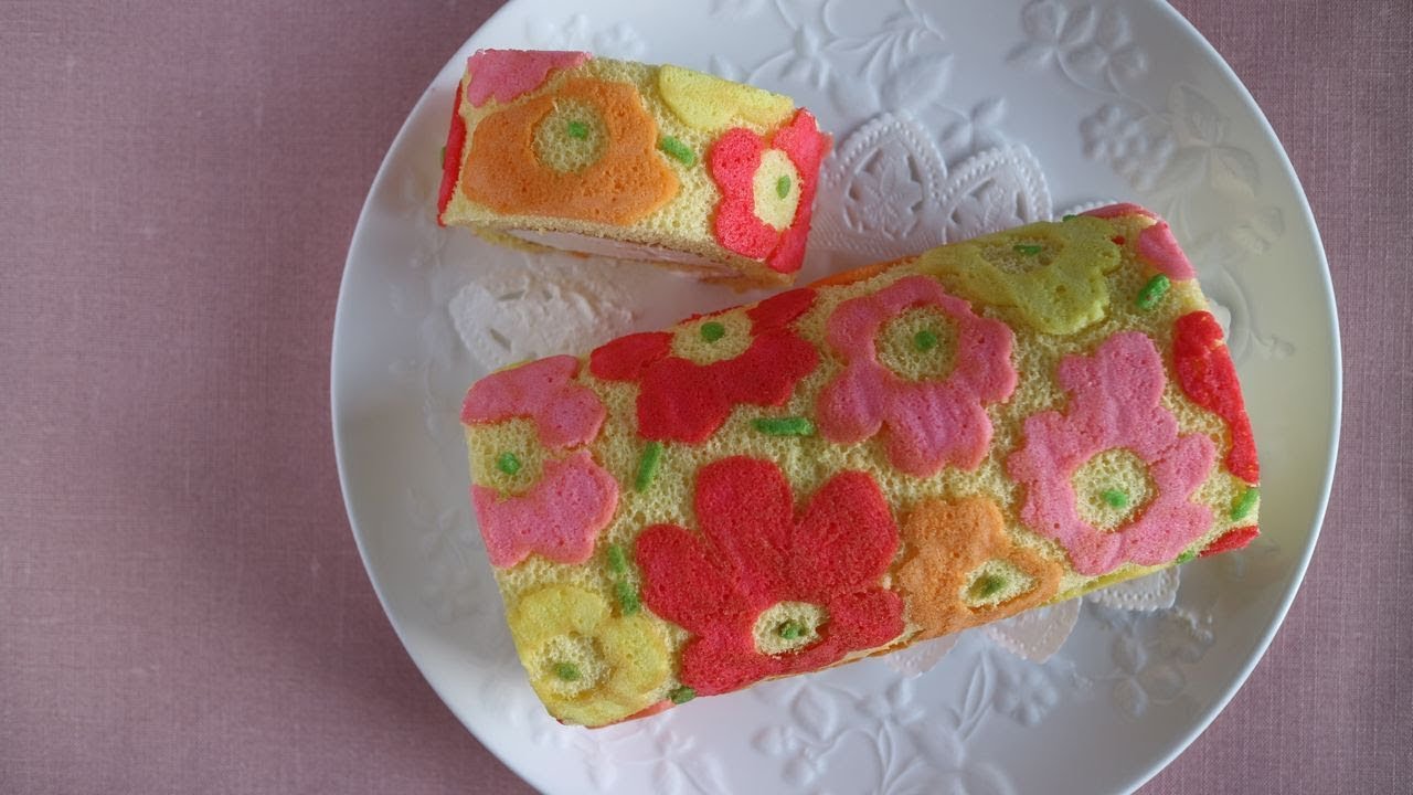 Marimekko Deco roll cake | マリメッコデコロールケーキ♪