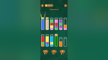 sort em all daily challenge February 8 #games #waterpuzzle #gameoffline
