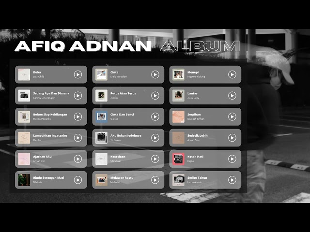 Afiq Adnan Playlist Album | PART 1 class=