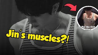 🔴Exclusive! 30 minutes Straight Jin shows off his muscles?!