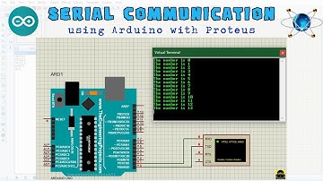 Serial Communication using Arduino with Proteus | Print Number using Arduino