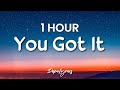 [1 HOUR] You Got It - Vedo (Lyrics) 🎵 Download Mp4