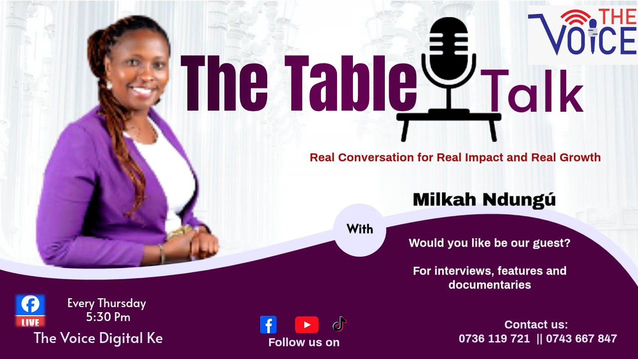 THE TABLE TALK #2- DR. Stephen Mwangi Wahu