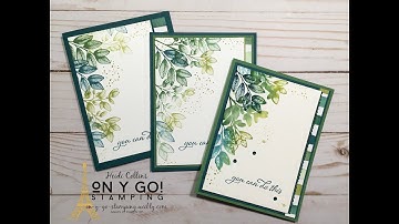 From Simple to Chic to Oh là là, 1 Card, 3 Styles with the Forever Fern Stamp Set from Stampin