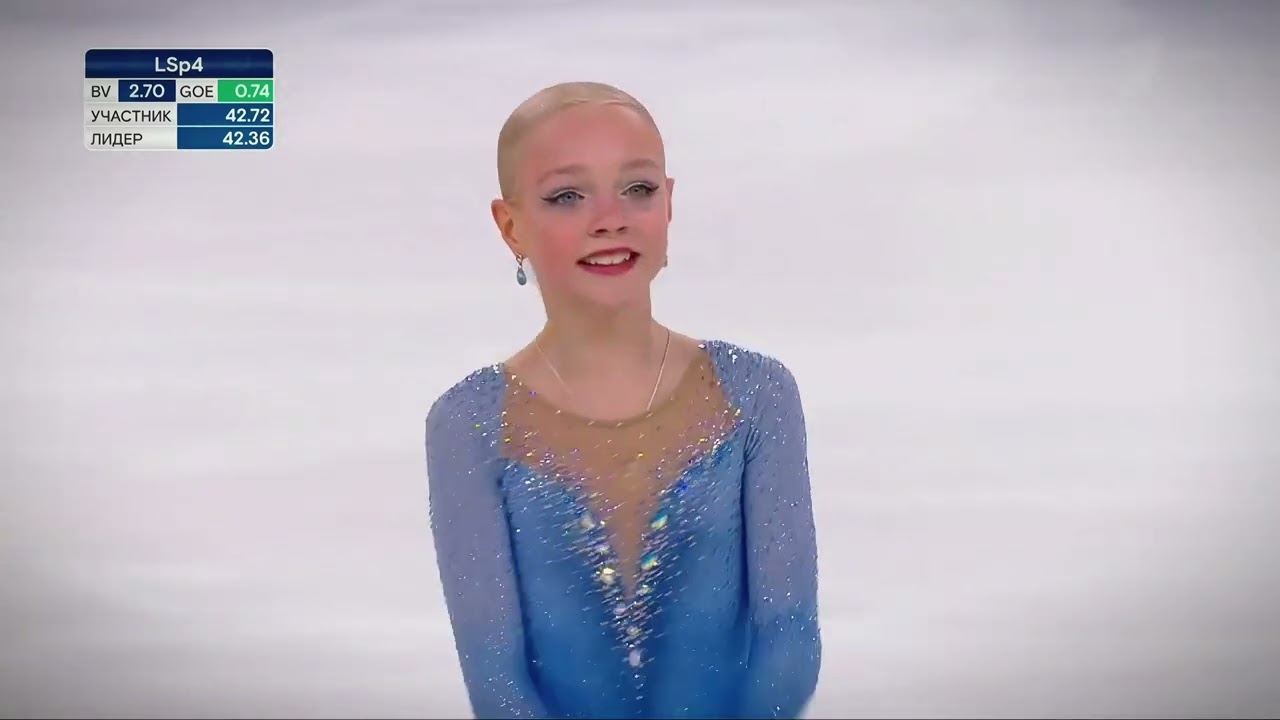 Elena  SP 2025 | Елена Костылева Russian Junior Figure Skating Championships Finals