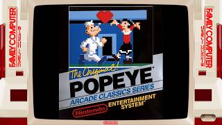 Popeye (1cc - 2 Loops) | Nintendo | Famicom / Nintendo NES (Real Hardware) [4K] Longplay