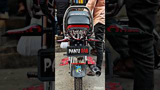 Crazy Bike Back Light Setup 🔥 | LED Modification Short l CD70 backlight new design l #youtubeshorts