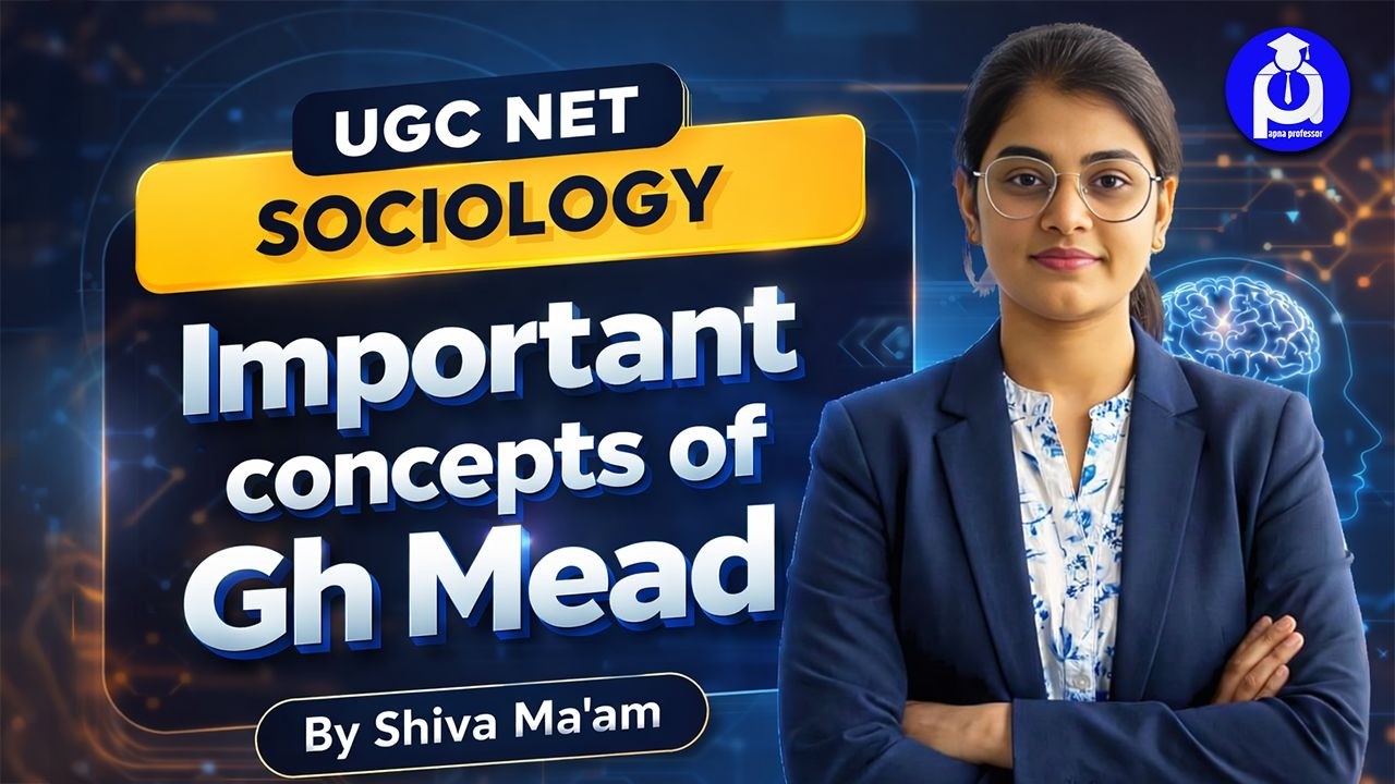 Important Concepts of GH Mead | UGC NET Sociology || @DrLokeshBali