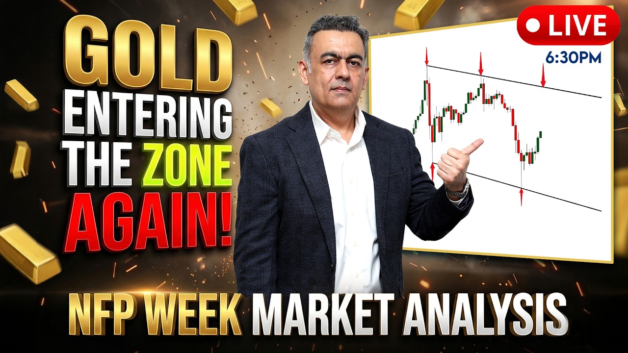 🔴 GOLD ENTERING THE ZONE AGAIN! NFP WEEK MARKET ANALYSIS - YouTube