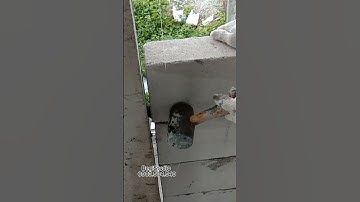 Cách liên kết gạch bê tông nhẹ AAC và trụ bê tông #aacblock #gạch_aac #tấm_alc #tấm_alc