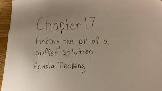 Celebrity Chapter 17: Finding the pH of Buffer Solution Net Worth