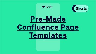 Confluence Page Templates Gallery - #Shorts