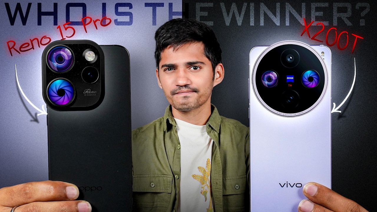 vivo X200T Vs OPPO Reno 15 Pro Detailed Comparison | Tech With Yesh Telugu