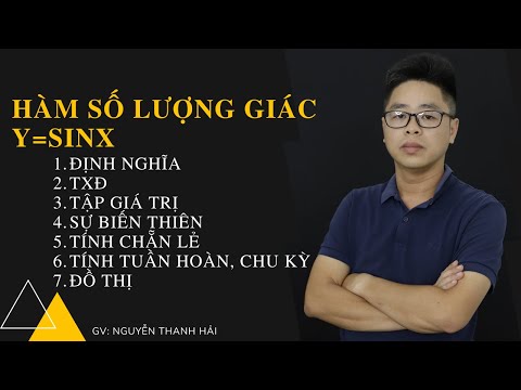 Video HÀM SỐ LƯỢNG GIÁC- Y=SINX - youtube