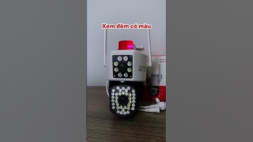 Camera 2 Mắt có Đèn Báo động như thế này thì có Nét không ? #cameraanninh #camerawifi #yoosee
