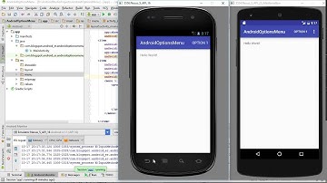 Android example: Create grouped sub-menu
