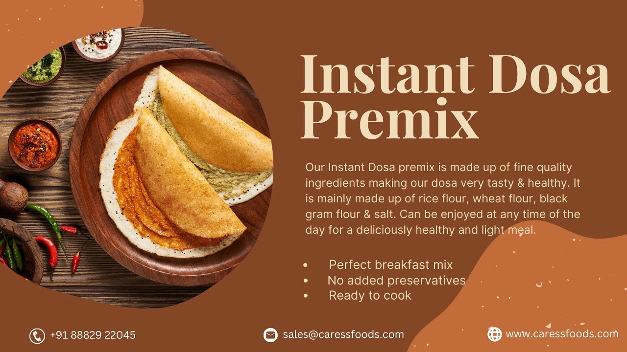 Instant South Indian Dish Premixes YouTube